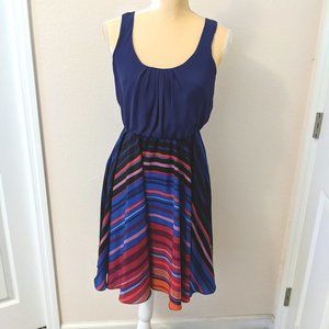 Elle Tank Dress with Striped Skirt